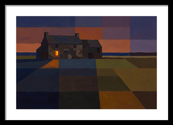 Stone Farmhouse At Dusk