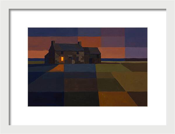 Stone Farmhouse At Dusk