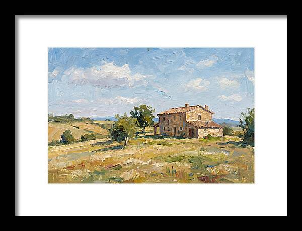 Stone Farmhouse In The Countryside