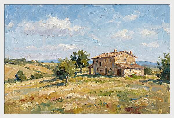 Stone Farmhouse In The Countryside