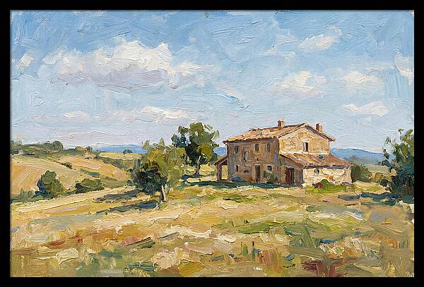 Stone Farmhouse In The Countryside