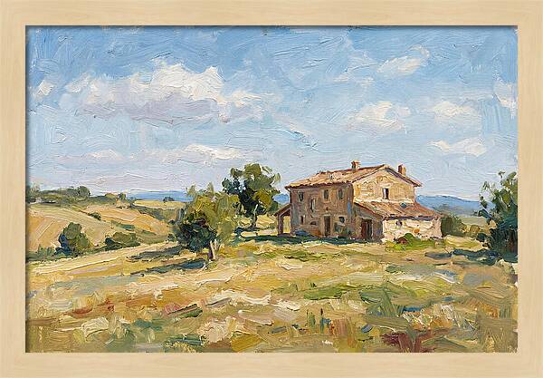 Stone Farmhouse In The Countryside