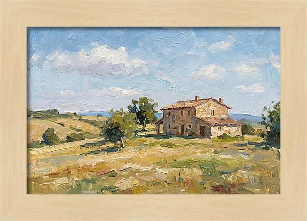 Stone Farmhouse In The Countryside