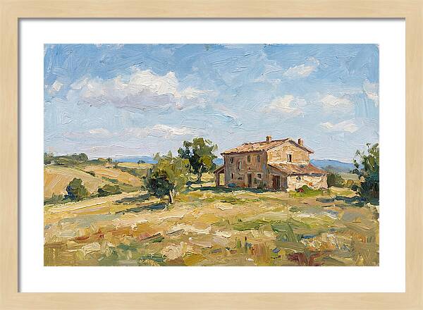 Stone Farmhouse In The Countryside