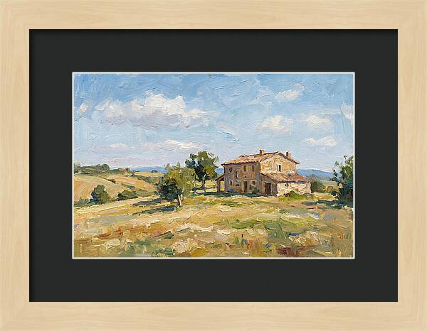 Stone Farmhouse In The Countryside