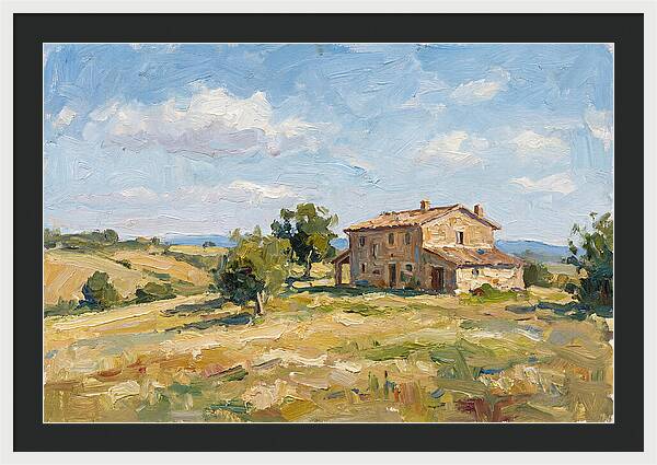 Stone Farmhouse In The Countryside