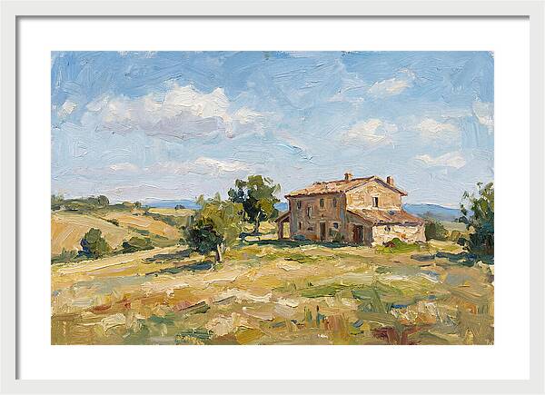 Stone Farmhouse In The Countryside
