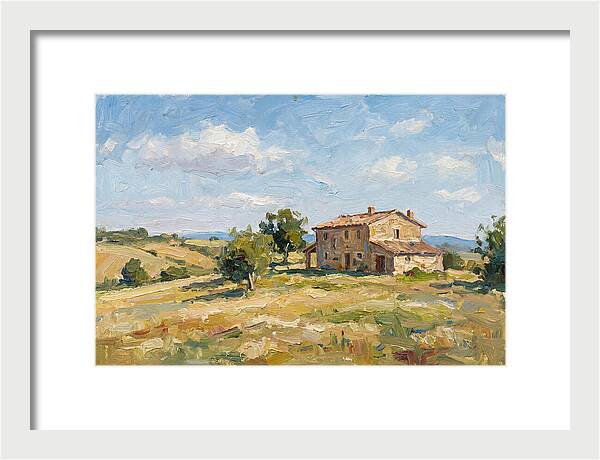 Stone Farmhouse In The Countryside