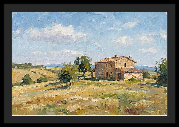 Stone Farmhouse In The Countryside
