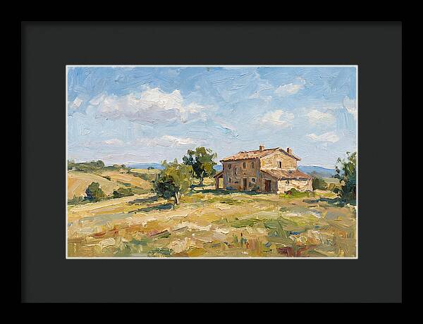 Stone Farmhouse In The Countryside