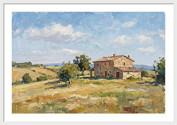 Stone Farmhouse In The Countryside