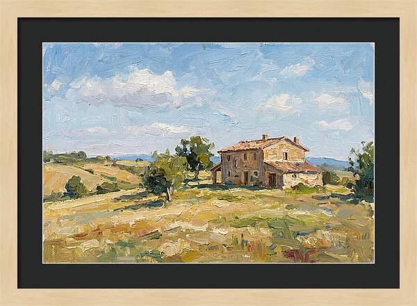 Stone Farmhouse In The Countryside