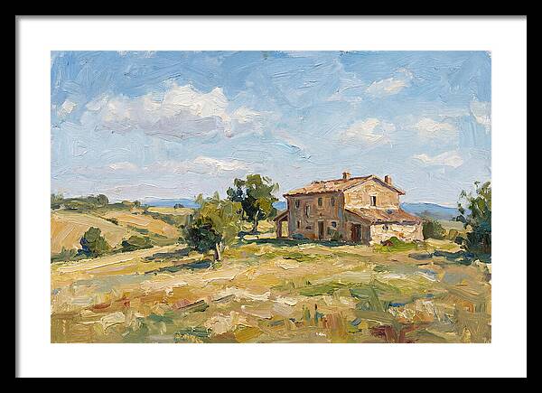 Stone Farmhouse In The Countryside