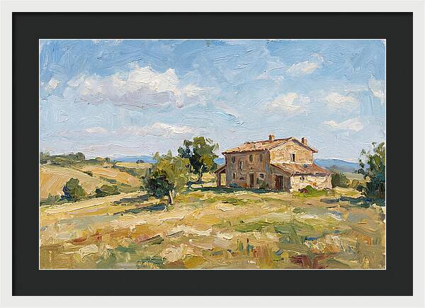 Stone Farmhouse In The Countryside