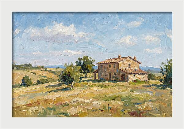 Stone Farmhouse In The Countryside
