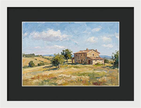 Stone Farmhouse In The Countryside