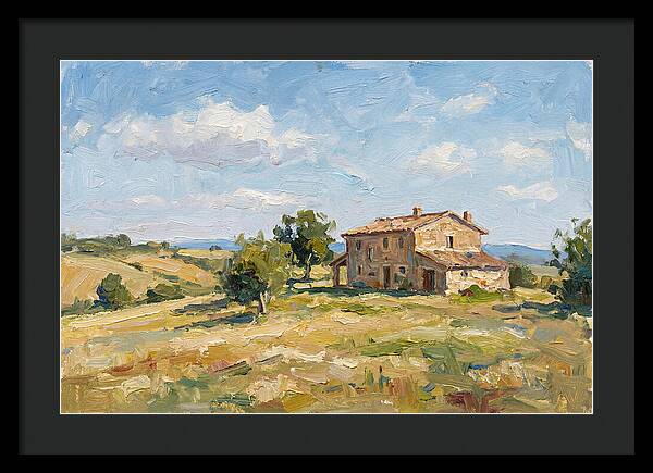 Stone Farmhouse In The Countryside
