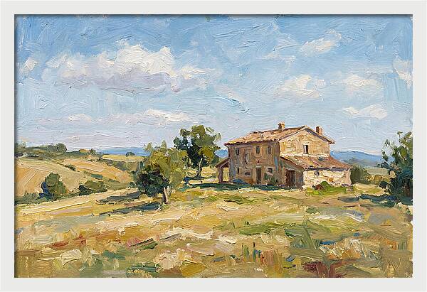 Stone Farmhouse In The Countryside