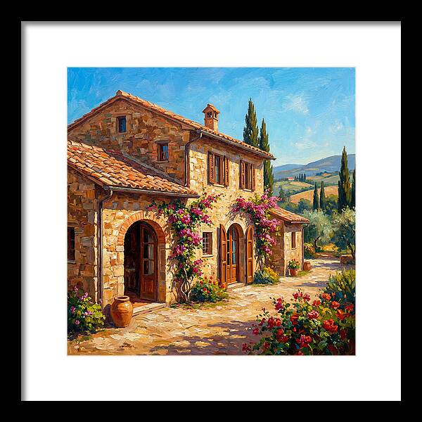 Stone Farmhouse In The Mediterranean