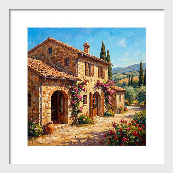 Stone Farmhouse In The Mediterranean