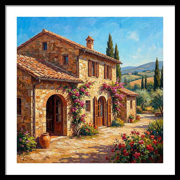 Stone Farmhouse In The Mediterranean