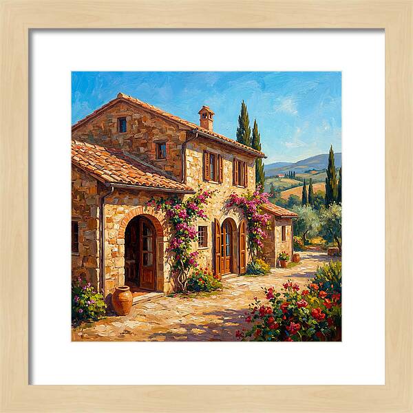 Stone Farmhouse In The Mediterranean