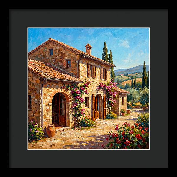 Stone Farmhouse In The Mediterranean