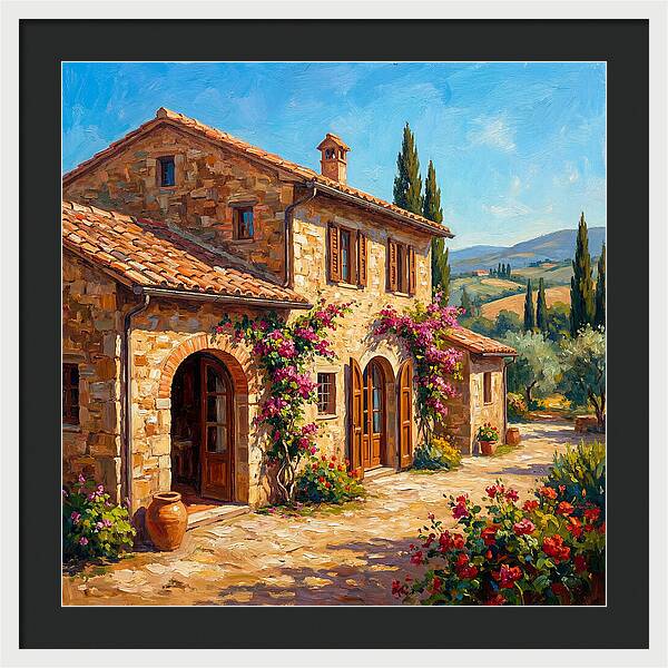 Stone Farmhouse In The Mediterranean