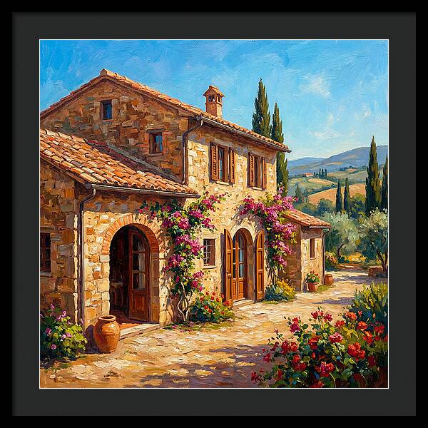 Stone Farmhouse In The Mediterranean