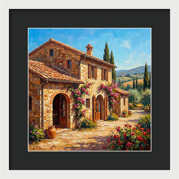 Stone Farmhouse In The Mediterranean