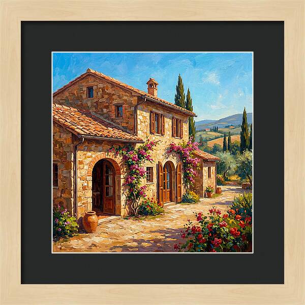 Stone Farmhouse In The Mediterranean