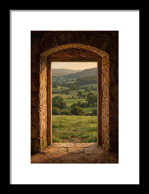 Stone Field Barn Doorway