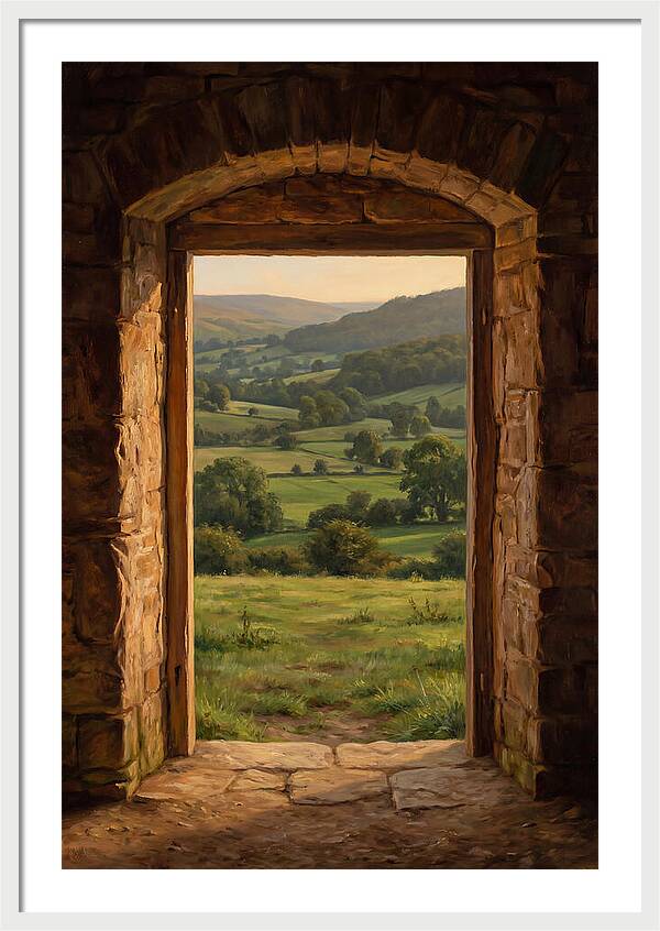 Stone Field Barn Doorway