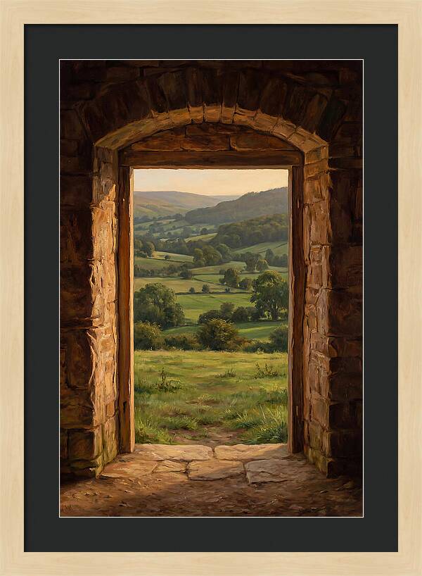 Stone Field Barn Doorway