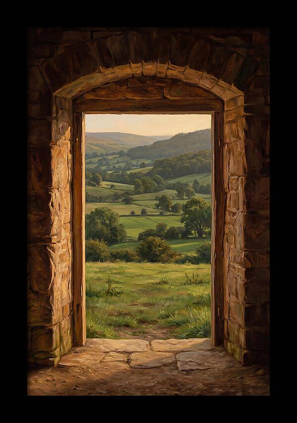 Stone Field Barn Doorway