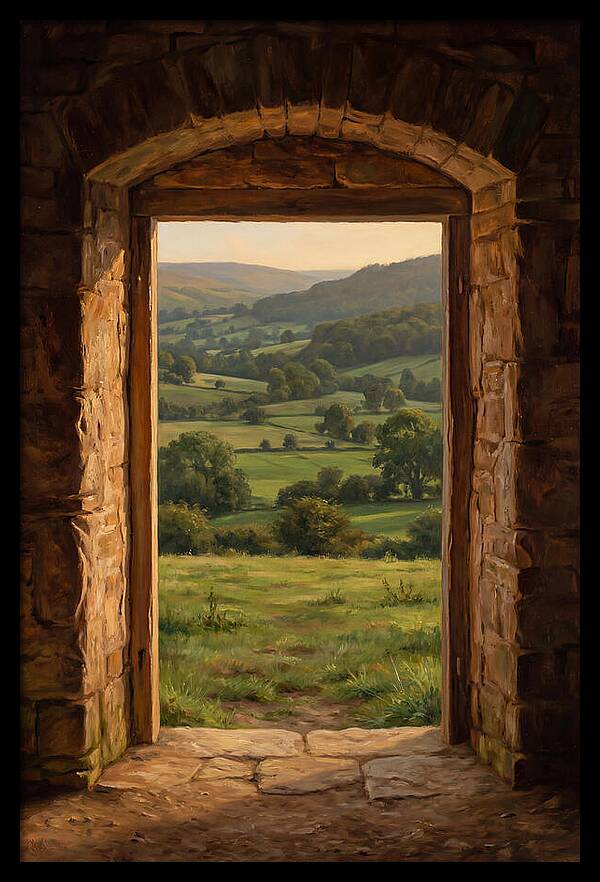 Stone Field Barn Doorway