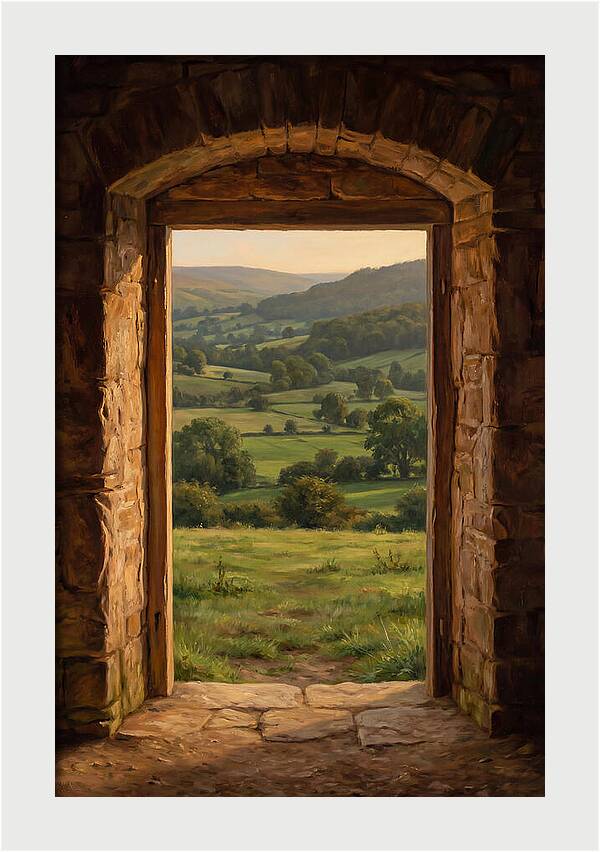 Stone Field Barn Doorway