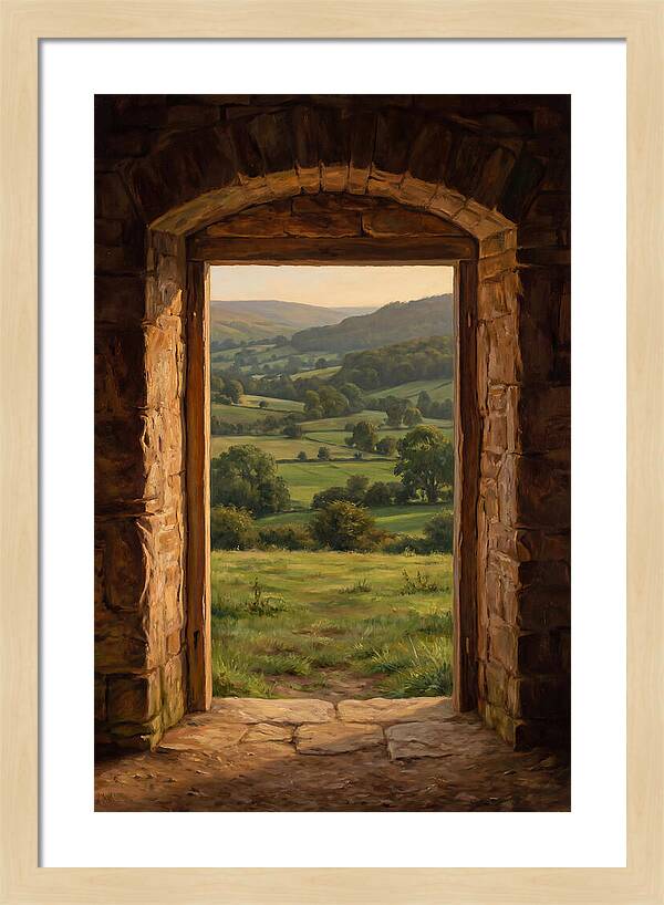 Stone Field Barn Doorway