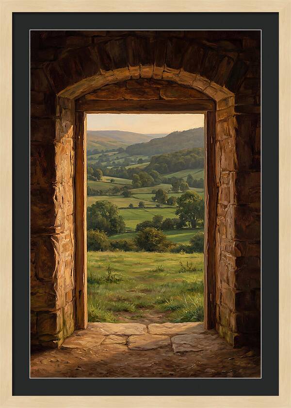 Stone Field Barn Doorway