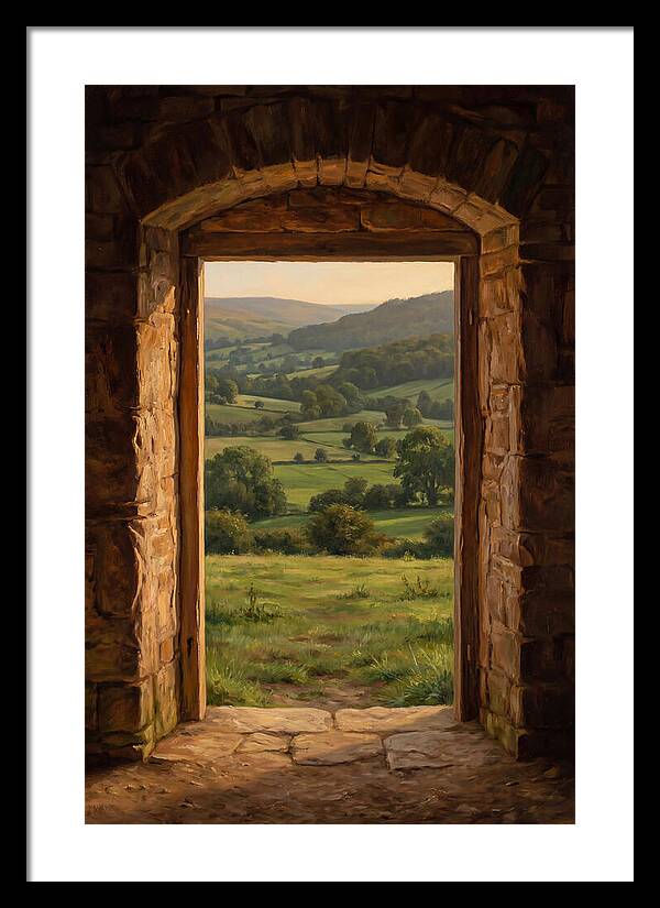 Stone Field Barn Doorway