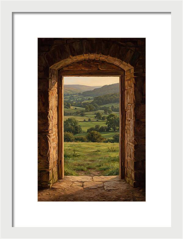 Stone Field Barn Doorway