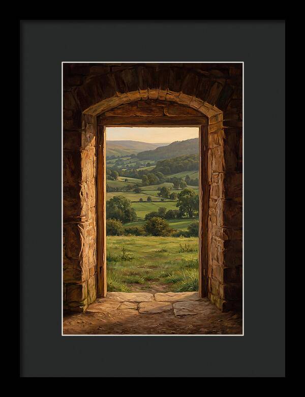 Stone Field Barn Doorway
