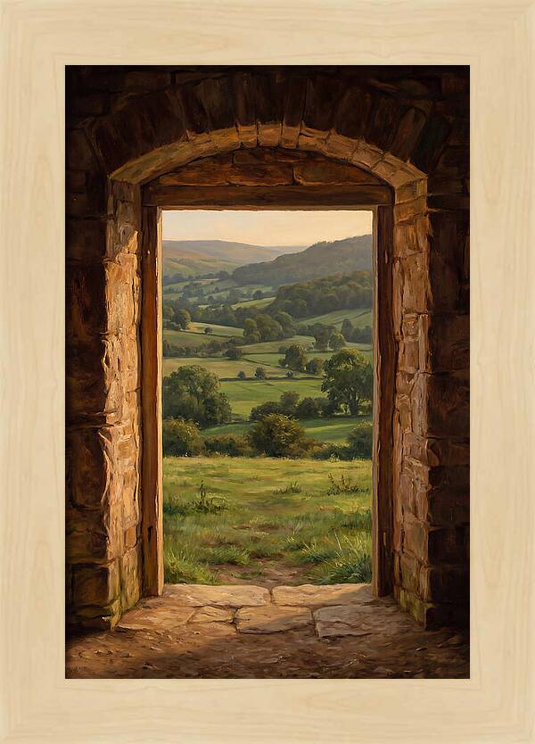 Stone Field Barn Doorway