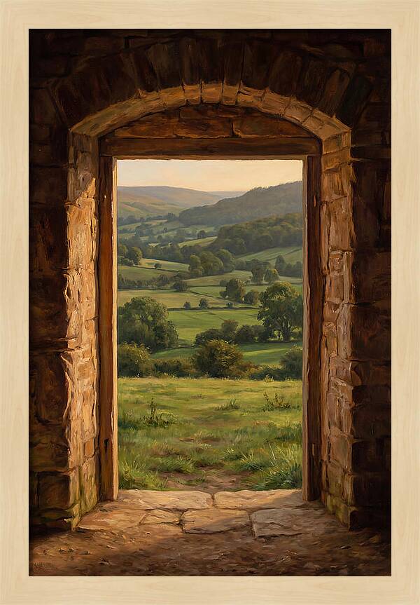 Stone Field Barn Doorway