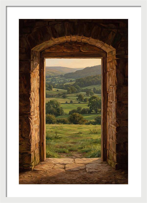Stone Field Barn Doorway