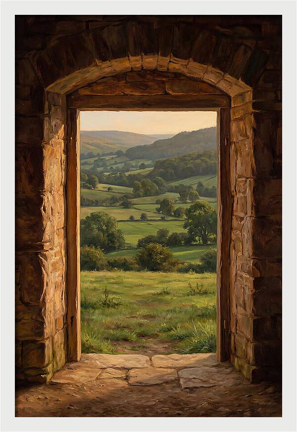 Stone Field Barn Doorway