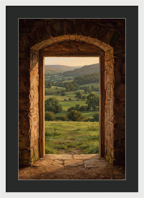 Stone Field Barn Doorway