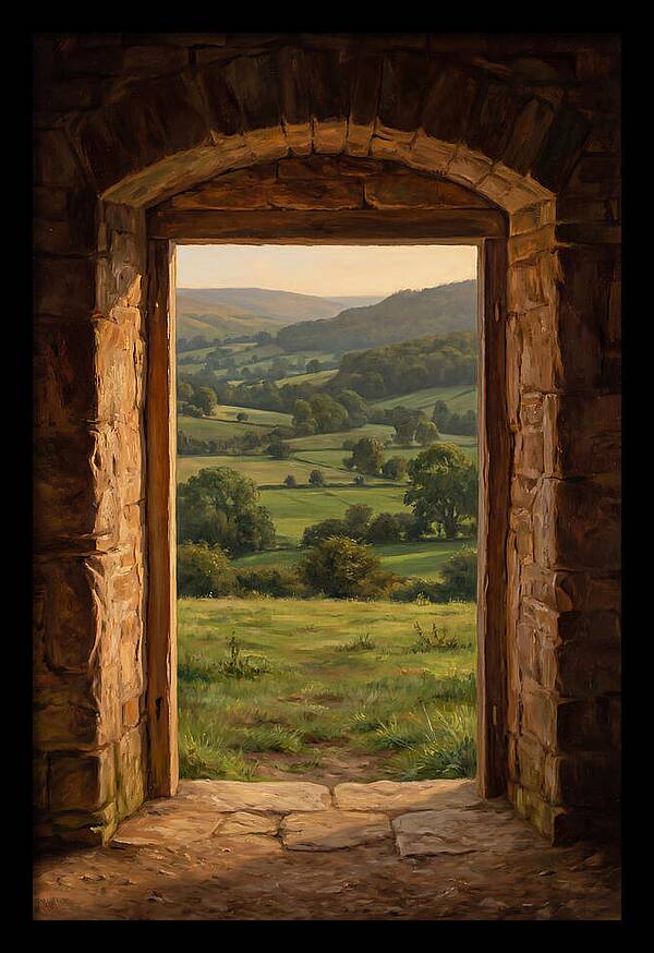 Stone Field Barn Doorway