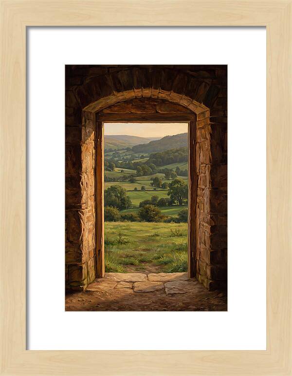 Stone Field Barn Doorway