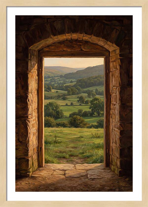 Stone Field Barn Doorway